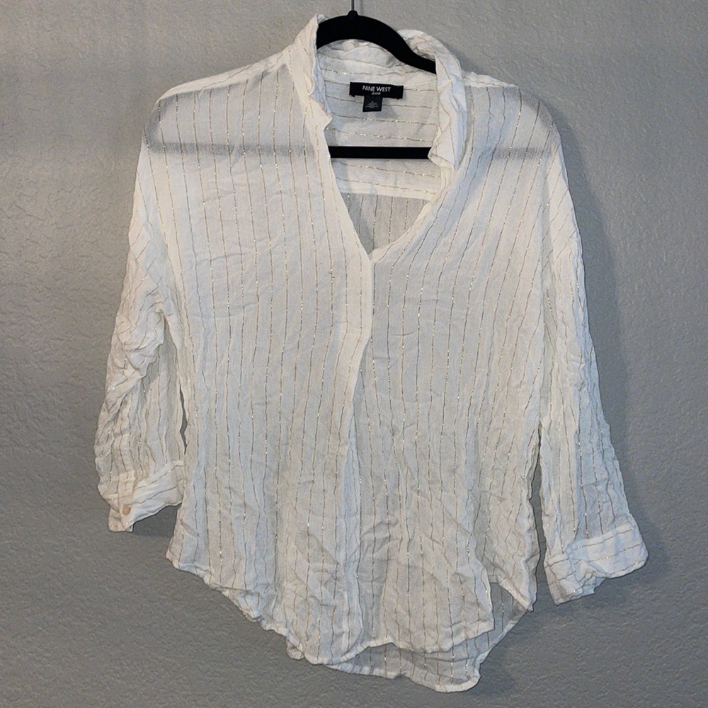 Sparkly striped shirt